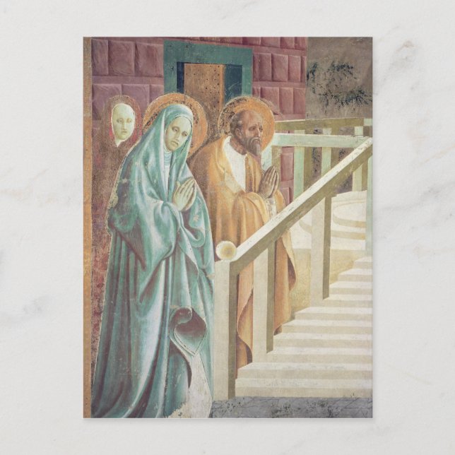 Saint Anne and Joachim at the Presentation of Postcard (Front)