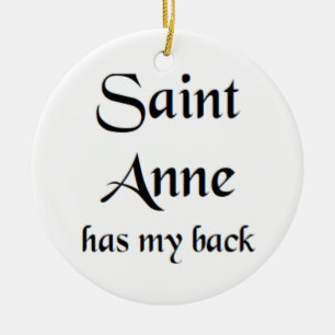 saint anne ceramic tree decoration