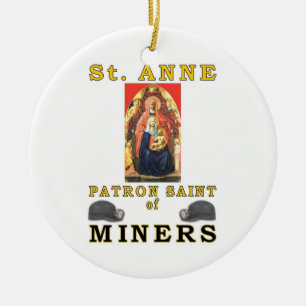 SAINT ANNE CERAMIC TREE DECORATION