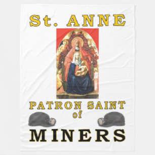 SAINT ANNE FLEECE BLANKET
