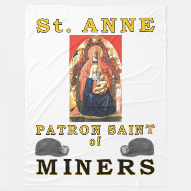 SAINT  ANNE FLEECE BLANKET (Front)