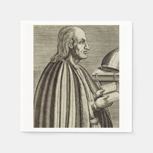 Saint Anselm of Canterbury Doctor of the Church Napkin (Front)