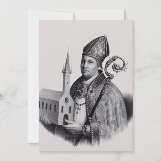 Saint Ansgar Apostle of the North  Invitation (Front)