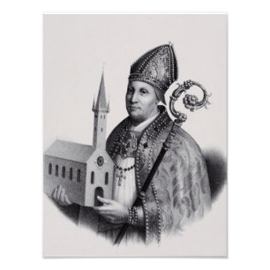 Saint Ansgar Apostle of the North Photo Print