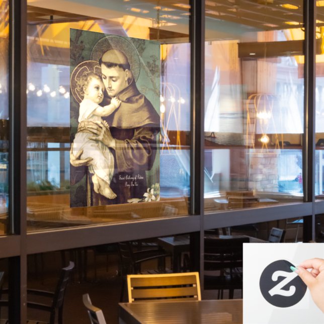 Saint Anthony of Padua (Restaurant Window)