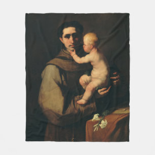 Saint Anthony of Padua by Luca Giordano Fleece Blanket