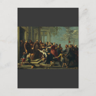 Saint Anthony of Padua by Willem van Herp Postcard