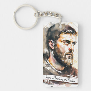 Saint Anthony of Padua Key Ring