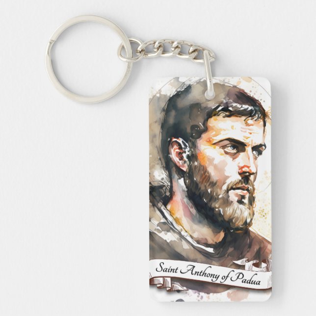 Saint Anthony of Padua Key Ring (Front)