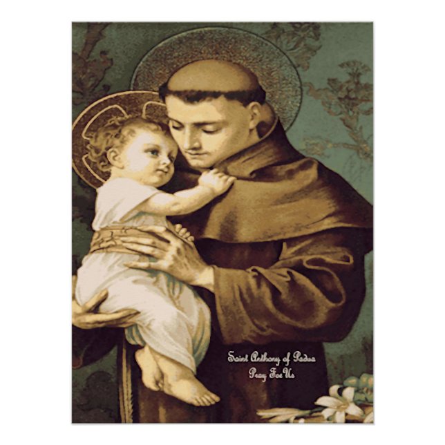 Saint Anthony of Padua Poster (Front)