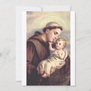 Saint Anthony of Padua Thank You Card