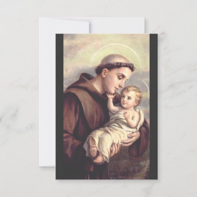 Saint Anthony of Padua Thank You Card (Front)