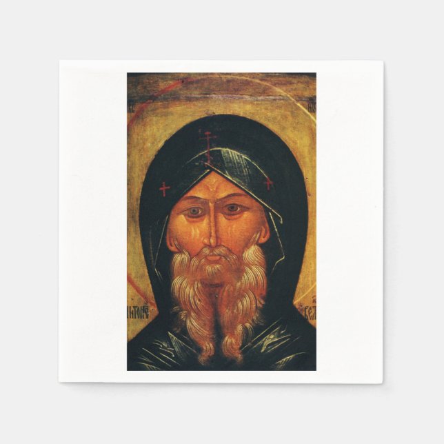 Saint Anthony of the Desert Napkin (Front)