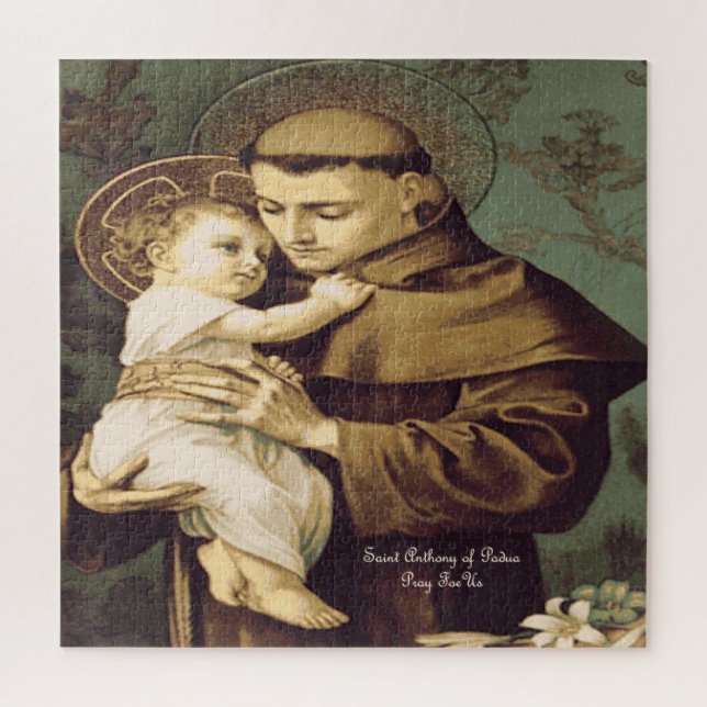 Saint Anthony Padua Jigsaw Puzzle (Vertical)
