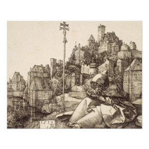 Saint Anthony Reading by Albrecht Durer Photo Print