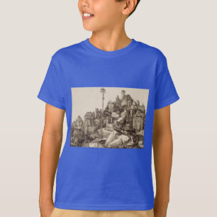 Saint Anthony Reading by Albrecht Durer T-Shirt