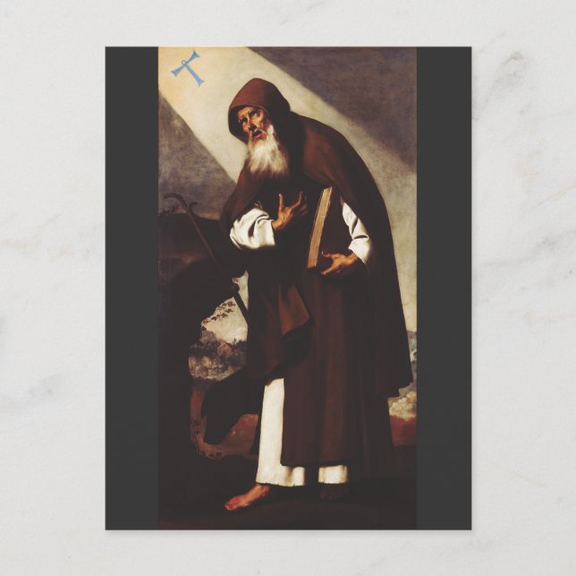 Saint Anthony the Abbot Postcard (Front)