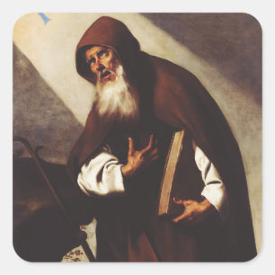 Saint Anthony the Abbot Square Sticker