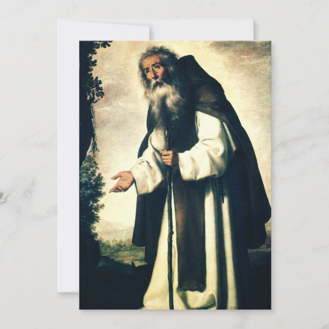Saint Anthony the Anchorite Invitation (Front)