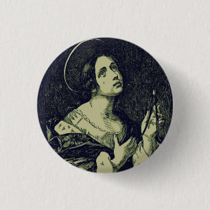 Saint Apollonia Virgin and Martyr 3 Cm Round Badge