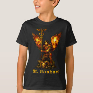 Saint Archangel Raphael Christian Art Faith T-Shirt