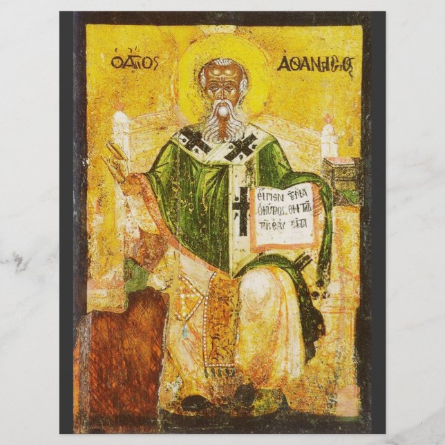 Saint Athanasius of Alexandria  Flyer (Front)