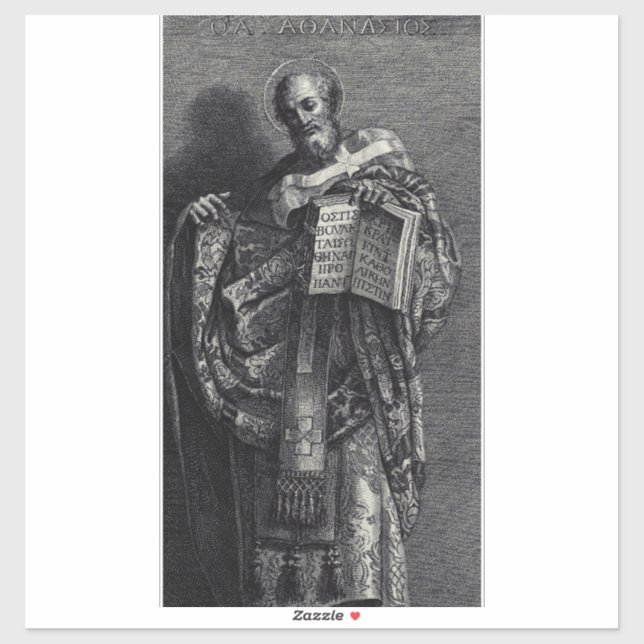 Saint Athanasius of Alexandria Pope and Patriarch (Sheet)