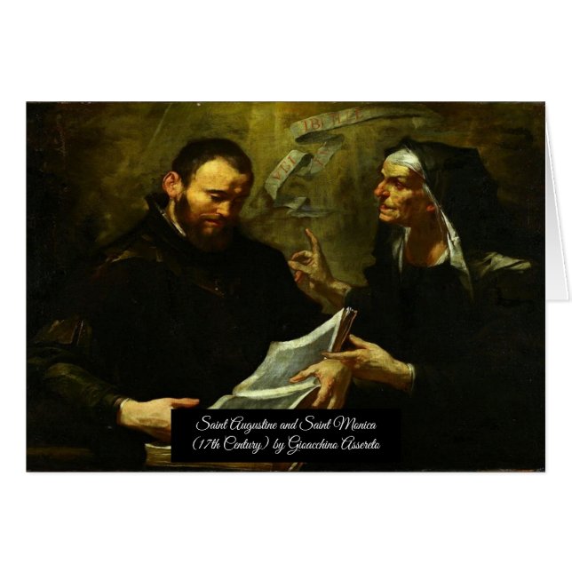Saint Augustine and Saint Monica (Front Horizontal)
