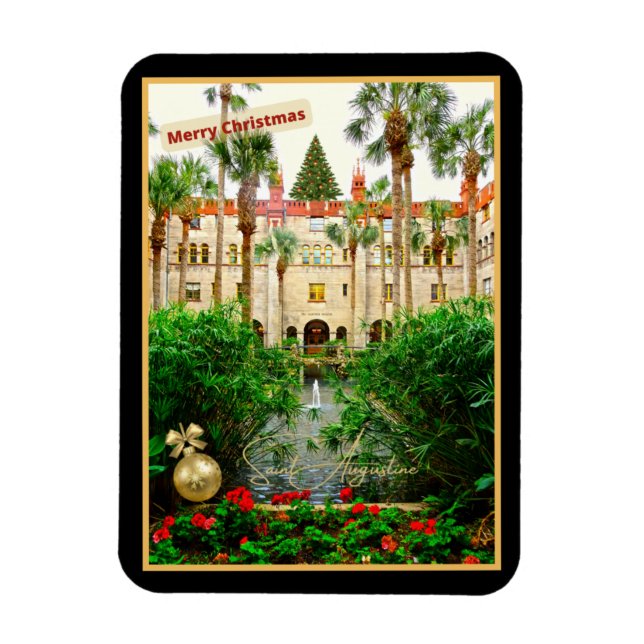 Saint Augustine Florida Lightner Museum & Gardens Magnet (Vertical)