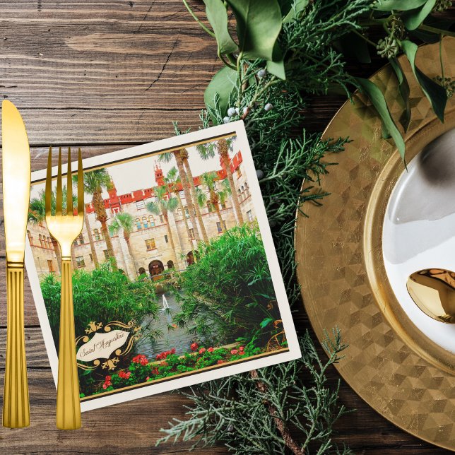 Saint Augustine Florida Lightner Museum & Gardens Napkin (Creator Uploaded)