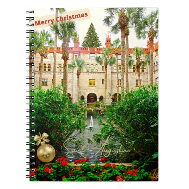 Saint Augustine Florida Lightner Museum & Gardens Notebook (Front)