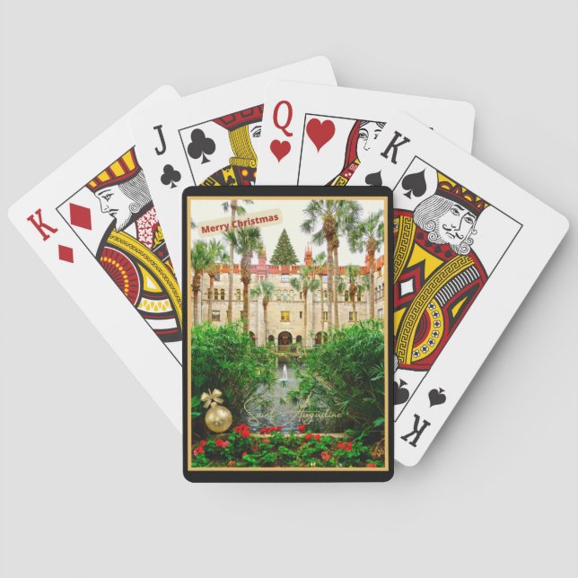 Saint Augustine Florida Lightner Museum & Gardens Playing Cards (Back)