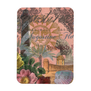 saint augustine florida travel antique art magnet