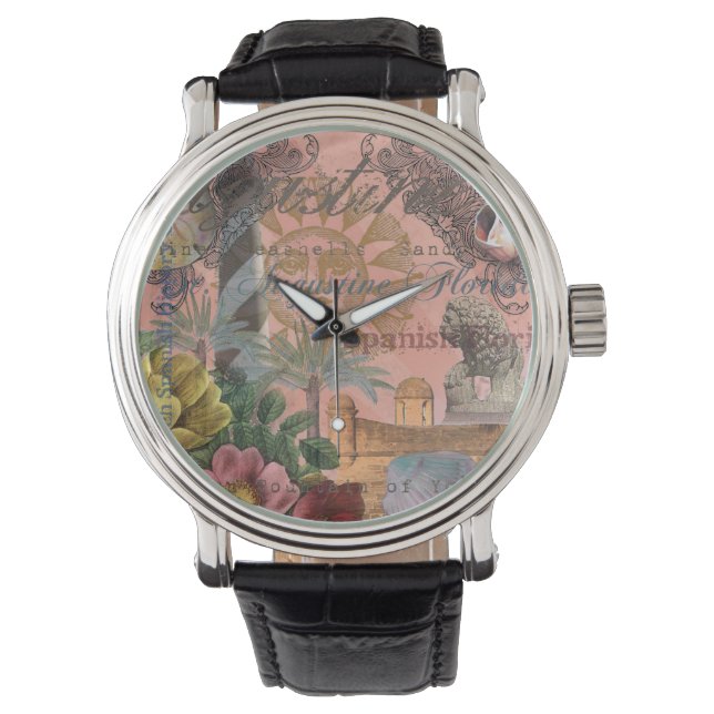 saint augustine florida travel antique art watch (Front)