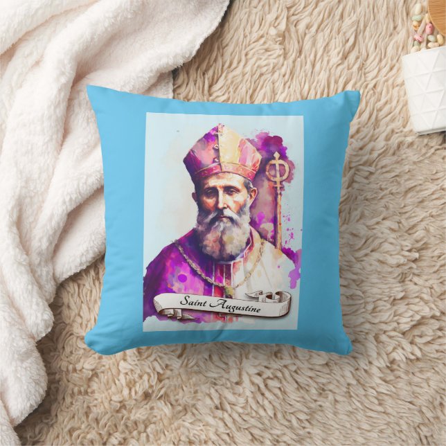 Saint Augustine of Hippo Cushion (Blanket)