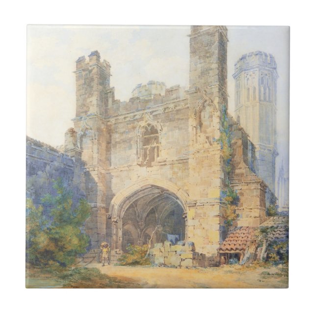 Saint Augustine's Gate, Canterbury Tile (Front)