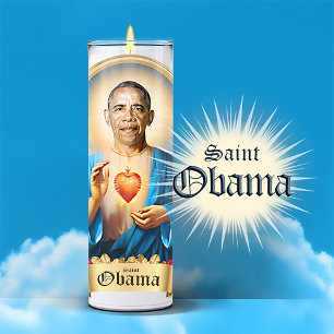 Saint Barack Obama Prayer Candle