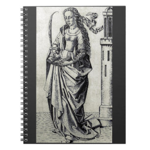 Saint Barbara and her tower Notebook