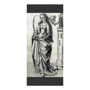 Saint Barbara and her tower Rack Card