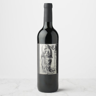 Saint Barbara and her tower Wine Label
