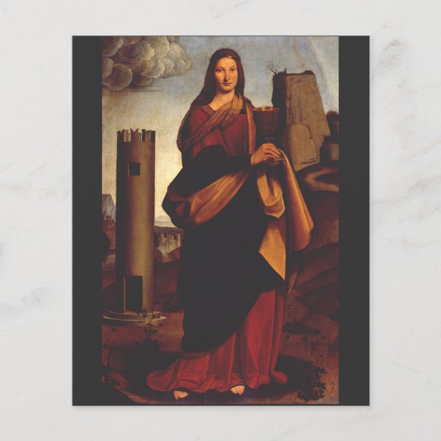Saint Barbara by Giovanni Antonio Boltraffio (Front)