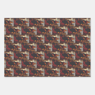 Saint Barbara by Giovanni Antonio Boltraffio Wrapping Paper Sheet