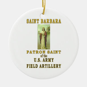 SAINT BARBARA CERAMIC TREE DECORATION