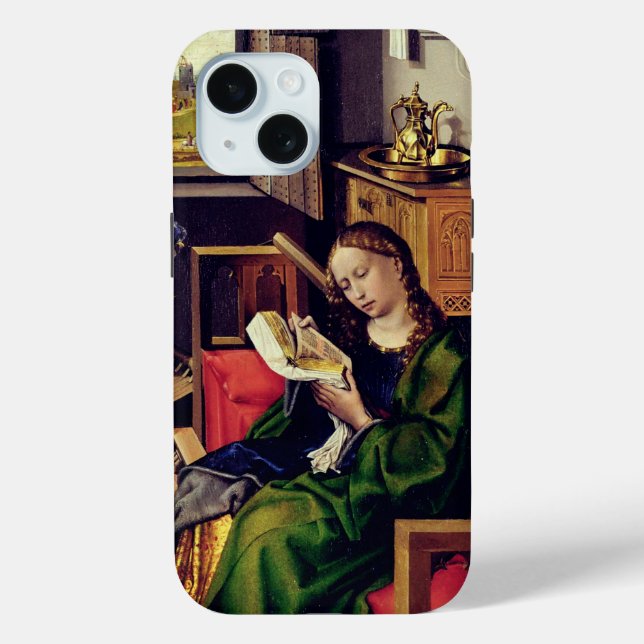 Saint Barbara (from Werl Altarpiece, 1438) Case-Mate iPhone Case (Back)