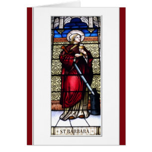 Saint Barbara Stained Glass Window