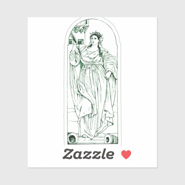 Saint Barbara Virgin and martyr (Sheet)