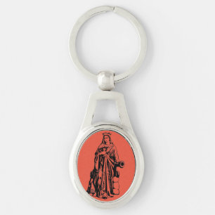 Saint Barbara Virgin and martyr Key Ring