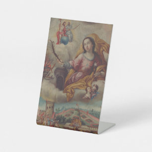Saint Barbara Virgin and martyr Pedestal Sign