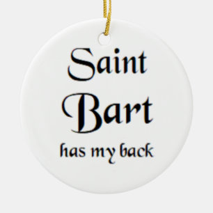 saint bart ceramic tree decoration