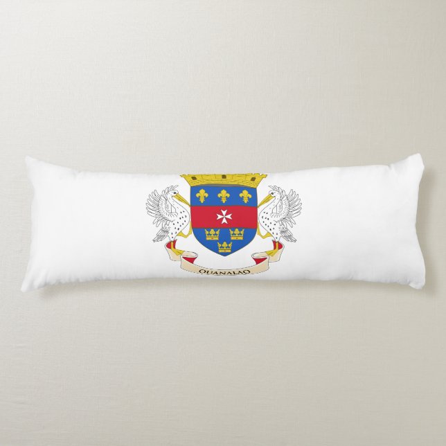 Saint Barthélemy Flag Body Cushion (Front)